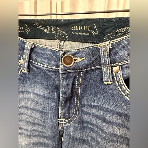 Wrangler Shiloh No Gap Waistband Stretch Straight Leg Jean Size 7 / 32 - Picture 2 of 5